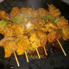Chicken kabab A picture of Chicken kabab.