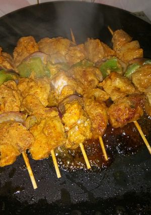 A picture of Chicken kabab.