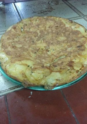 Una foto de Tortilla de papa y queso