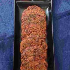 A picture of Beetroot carrot cutlet.