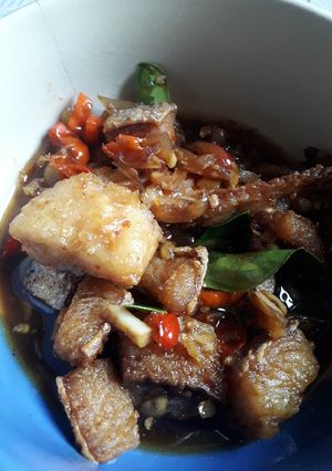 Foto resep Asin jambal roti asam manis pedas