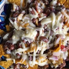 A picture of Cheesy Mexican Nachos.