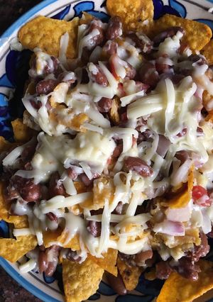 A picture of Cheesy Mexican Nachos.