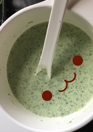 Foto resep MPASI 6+ : edamame tahu bayam nasi putih