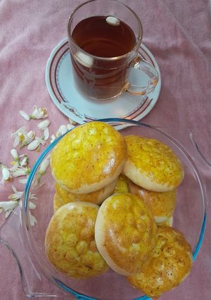 عکسی از دستور کلوچه سیب و دارچین