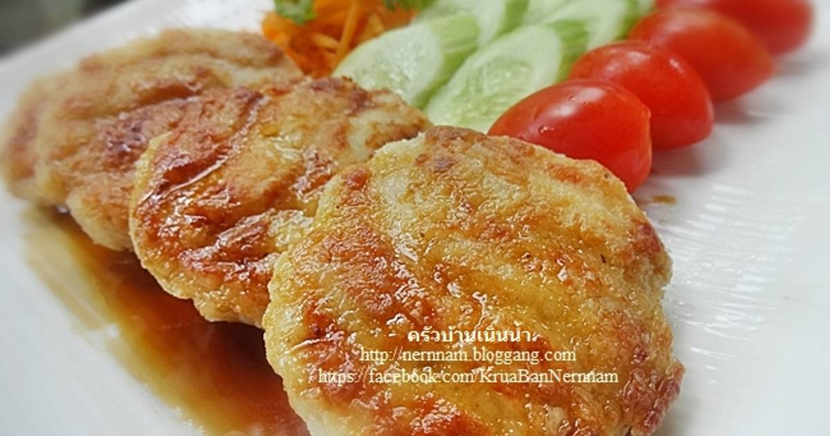 สูตร Chicken Cake Teriyaki Sauce โดย Areerat Nernnam - Cookpad