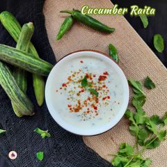 A picture of Cucumber raita.
