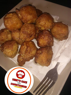 A picture of Yam balls.