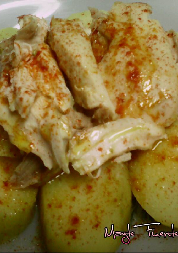 Una foto de Pollo a la gallega