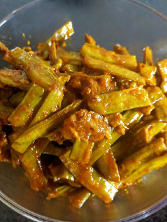 A picture of Guar Subzi (Cluster Beans).