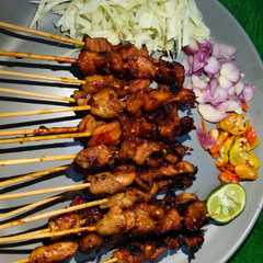 Sate Paha dan Kulit Ayam Teflon রেসিপির প্রধান ছবি