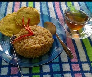 Ini Caranya Nasi goreng kecap orak arik telor Mantul Banget