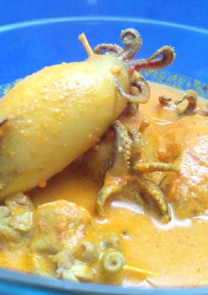 Foto resep Cumi Gulai Santan Bumbu Kuning