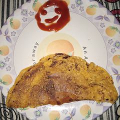 A picture of Besan ka chilla.