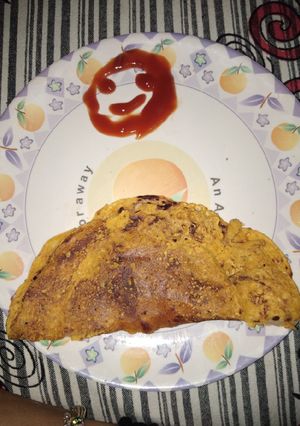 A picture of Besan ka chilla.