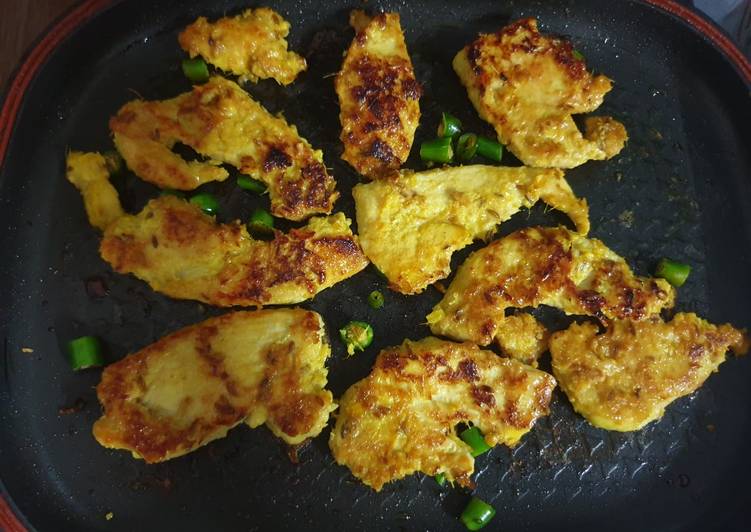 Fillet ayam (resepi sate untuk mereka yang berdiet) π
