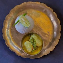 Tal Shash Shukto / Ice Apple or Tadgola Shukto A picture of Tal Shash Shukto / Ice Apple or Tadgola Shukto.