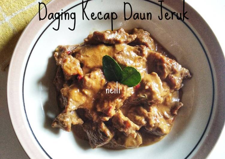 Rahasia Bikin Daging Kecap Daun Jeruk Anti Gagal