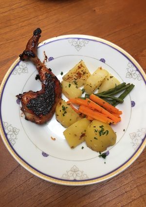 Foto resep Simmered Chicken Veg