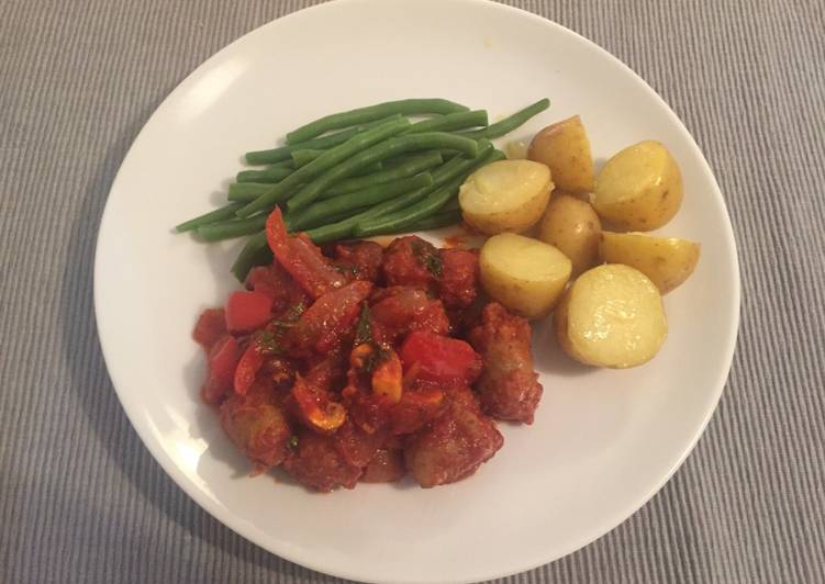 Easiest Way to Make Any-night-of-the-week Sausage casserole