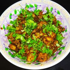 A picture of Cabbage Mutter Paneer.