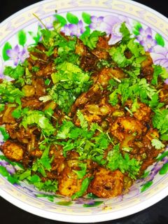 A picture of Cabbage Mutter Paneer.