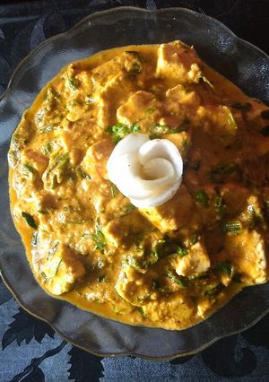 A picture of Paneer methi malai.