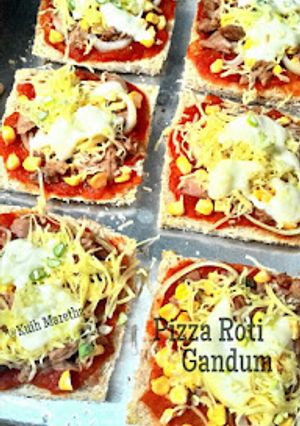 Foto resep Pizza tuna roti gandum