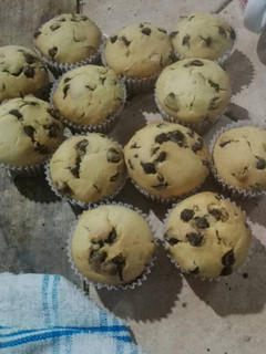 Una foto de Cupcakes de chips de chocolate