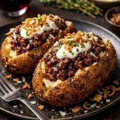 A picture of Loaded Baked Potato Bowls.
