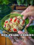Red pearl cookies