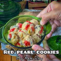 A picture of Red pearl cookies.