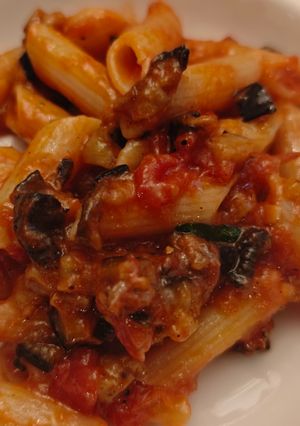 Zdjęcie przepisu Pasta alla Norma.