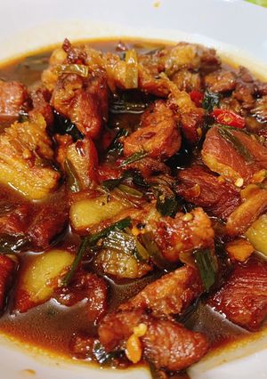 Hình của món Thịt kho tiêu.