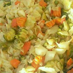 A picture of Fried cabbage.