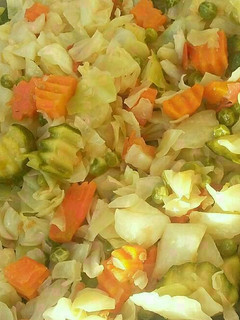 A picture of Fried cabbage.
