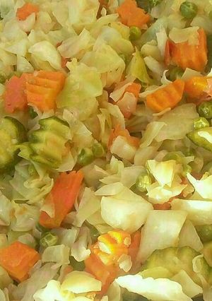 A picture of Fried cabbage.