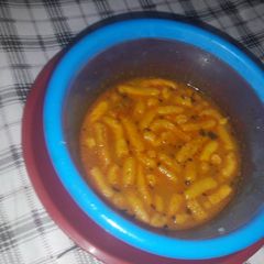 A picture of Motti Sev Ki Sabzi.