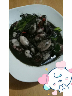 Foto resep Cumi Hitam Sederhana