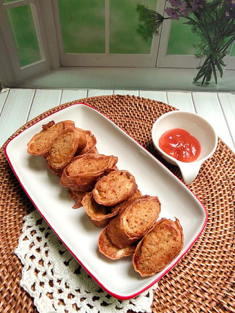 Cara Gampang Menyiapkan Crispy Rolade ayam gulung Gampang