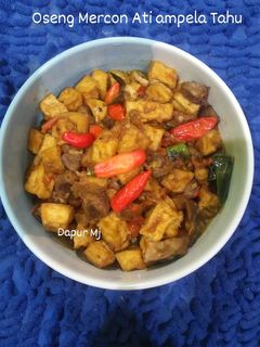 Foto resep Oseng Mercon Ati Ampela Tahu
