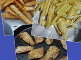 Merluza rebozada con papas fritas 2 versiones todo al horno