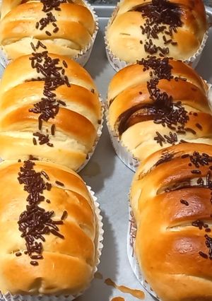 Foto resep Roti pisang cokelat