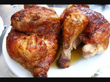 Pollo al horno con ajos