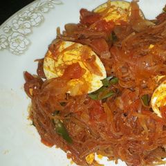 A picture of Egg roast.