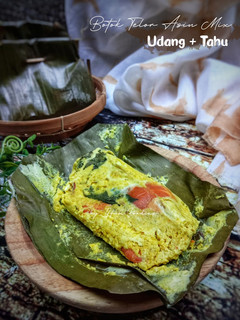 Foto resep Pepes / Botok 2TAUN (Tahu, Telor Asin dan Udang)