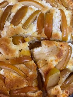 Фото Пиріг з сиром та яблуками🥮.