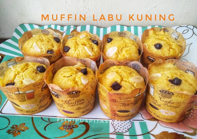 Langkah Mudah untuk Menyiapkan 19. Muffin labu kuning #BikinRamadanBerkesan Anti Gagal