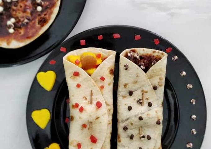 Recipe of Super Quick Sweet Tortilla Rolls