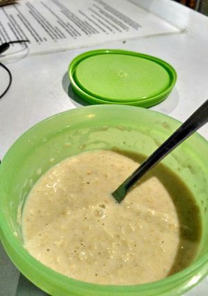 Foto resep Oatmeal Jahe Keju Vanilla